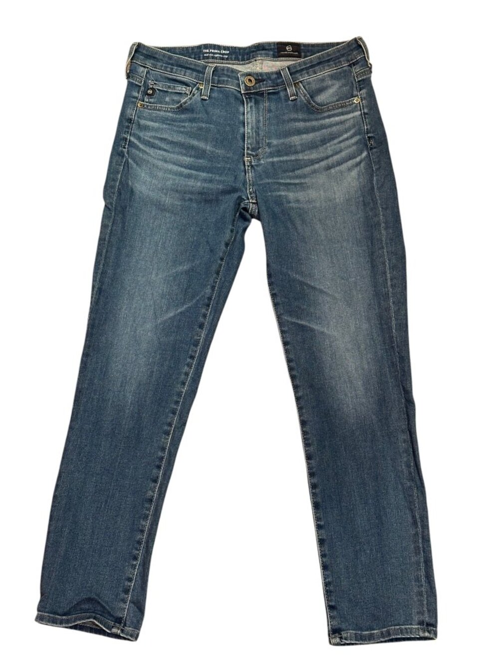 AG Adriano Goldschmied Prima Crop Mid Rise Cigarette Crop Jeans 27R